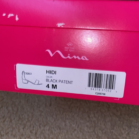 Nina Black Patent sandal - Picture 4 of 4